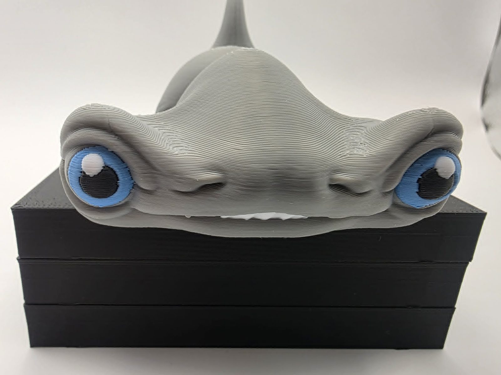 Hammerhead Shark - Standard - 7.5" Long x 4.25" Wide Tip of Fin to Tip of Fin x 2.25" Tall 3D print product image