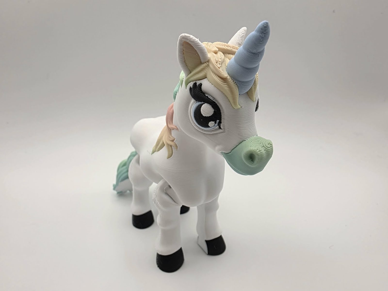 Unicorn - Standard - 5" Long x 1.5" Wide x 4.25" Tall 3D print product image