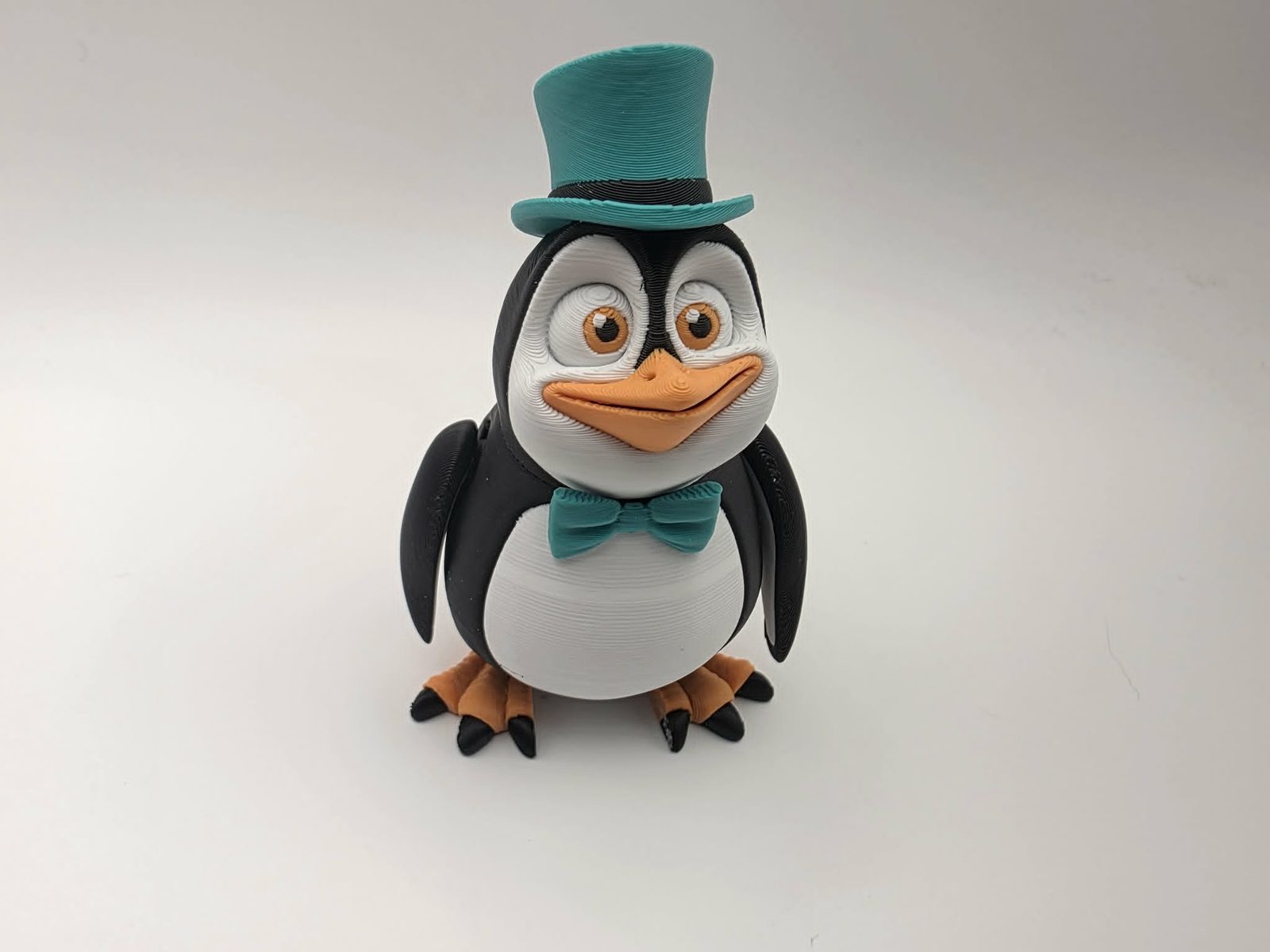 Penguin - Standard - 1.75 Wide x 2.25" Chest to Tail x 3.5" - 4" Tall 3D print product image