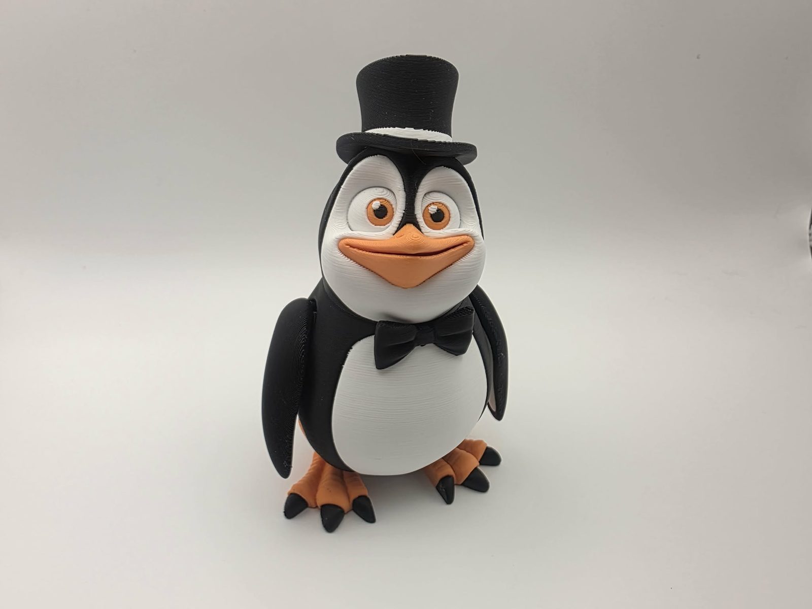 Penguin - Large - 3" Wide x 2.5" Chest to Tail x 4.25" - 5" Tall 3D print product image
