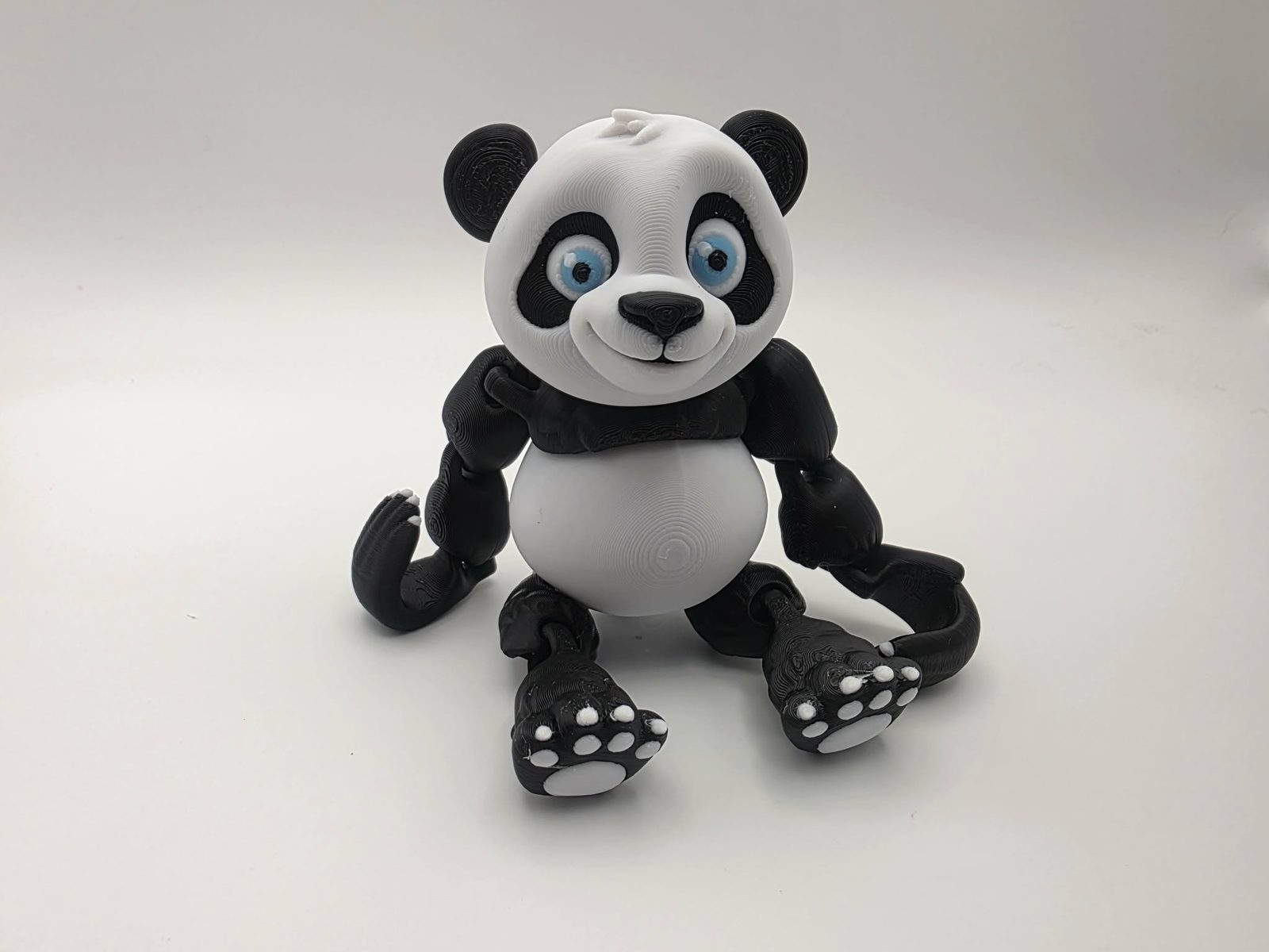 Panda - Standard - 1.5" Chest to Back x 3" Wide x 5" Tall 3D print product image