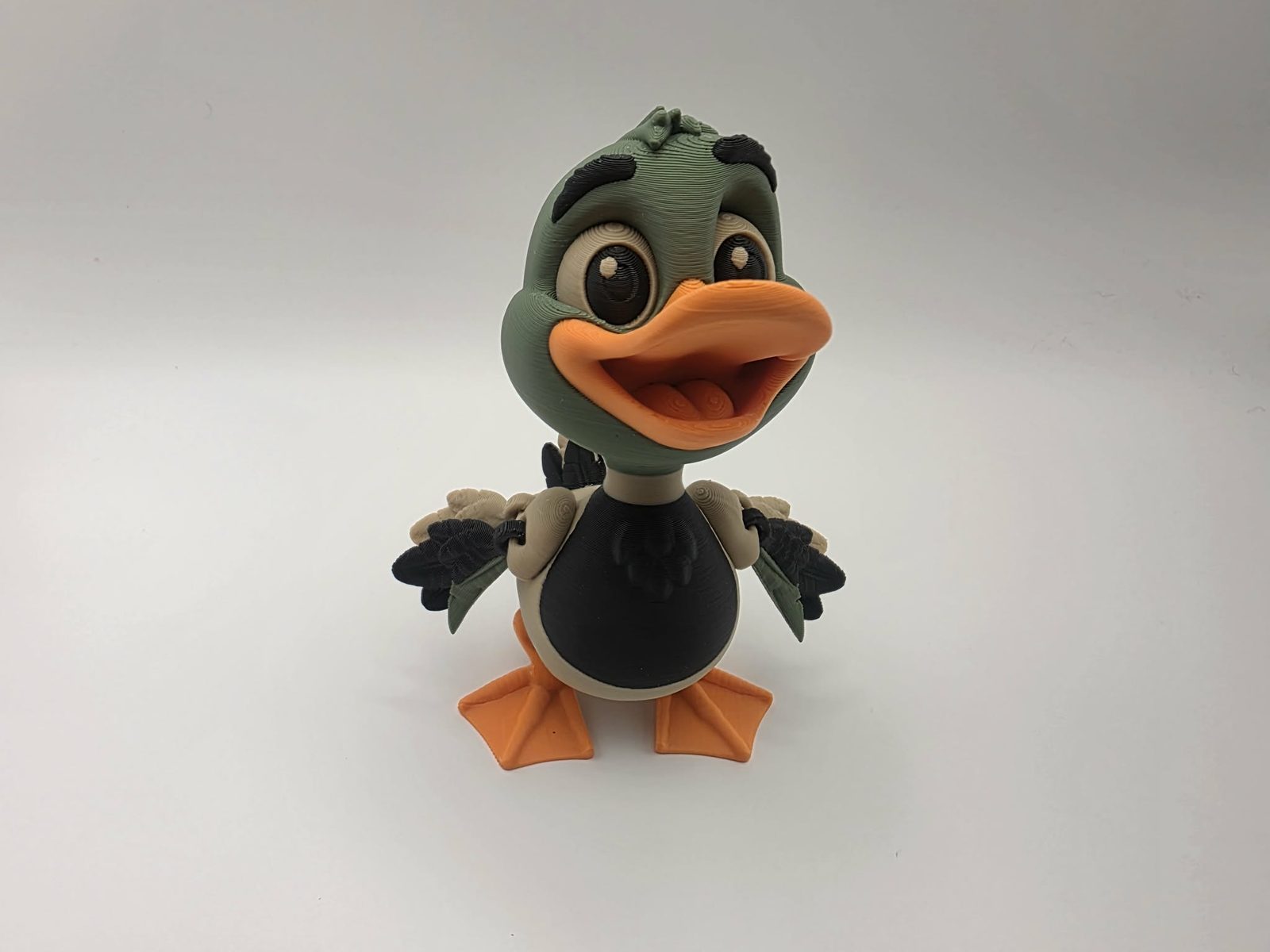 Mallard Duck - Standard - 3.25" Outer Wing to Outer Wing x 3" Chest to Tail x 4.5" Tall 3D print product image