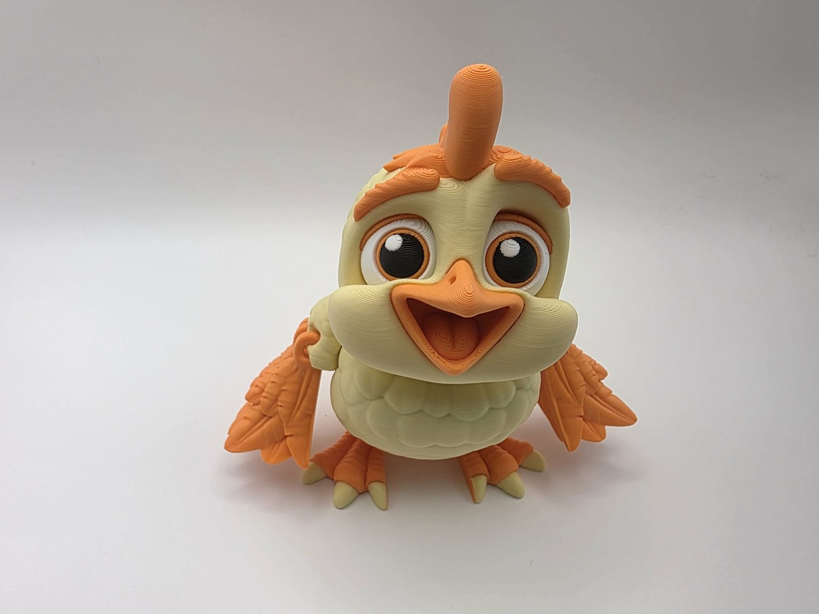 Chick - Standard - 3" Chest to Tail x 4.5" Wing to Wing x 4.5" Tall 3D print product image