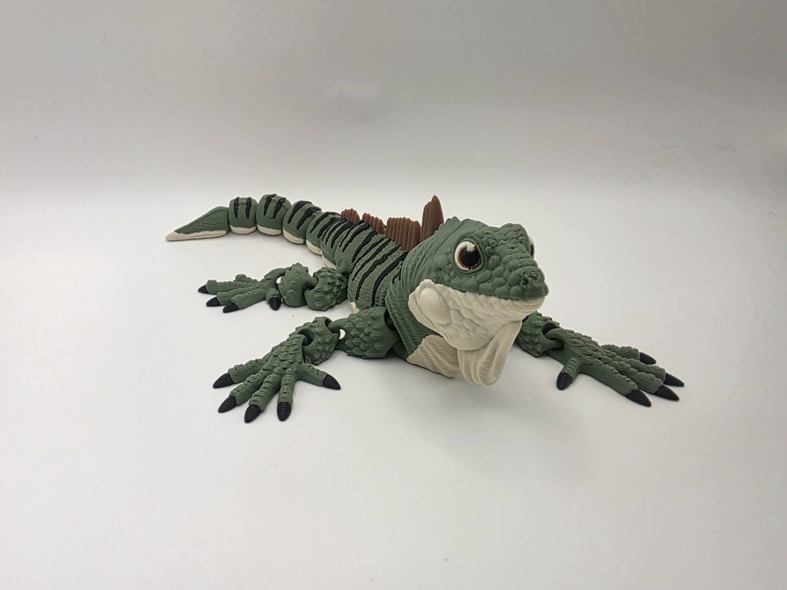 Iguana - Standard - 8.5" Long x 3.5" Wide Elbow to Elbow x 2" Tall 3D print product image