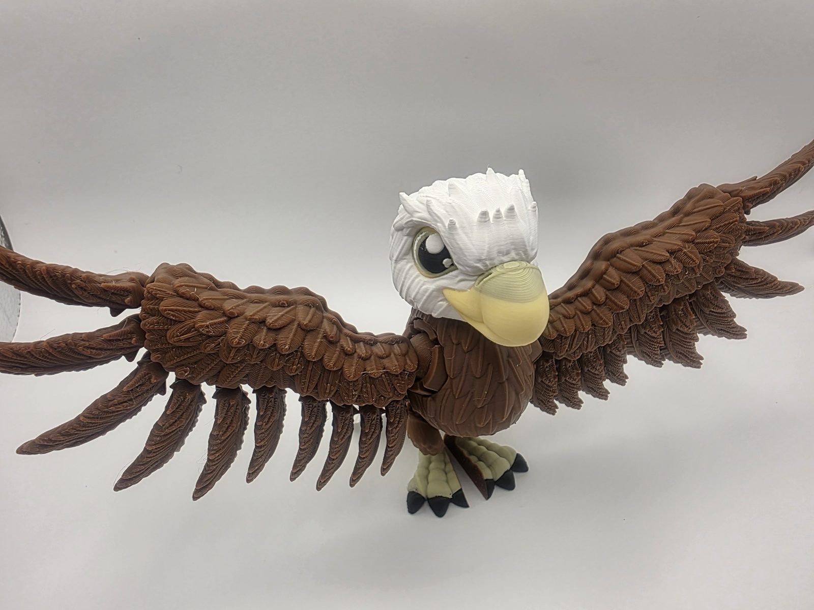 Eagle - Large - 4" Chest to Tail x 5" Tall x 9.5" Wing Spread 3D print product image