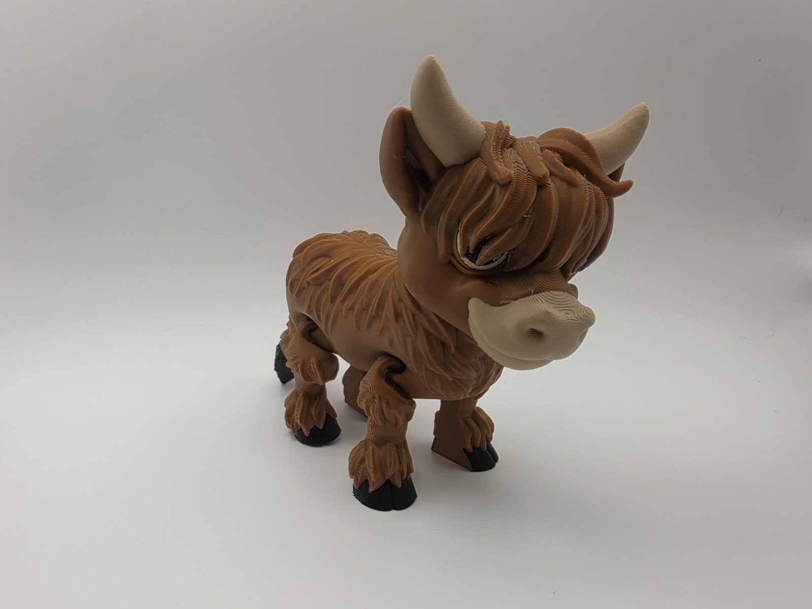 Highland Cow - Standard - 5.25" Long x 1.75" Wide x 4" Tall 3D print product image